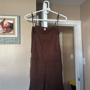 Zenana Outfitters Chocolate Brown Romper